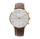 Relógio Masculino Pulseira de Couro