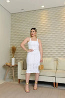 Conjunto Feminino Cropped e Saia